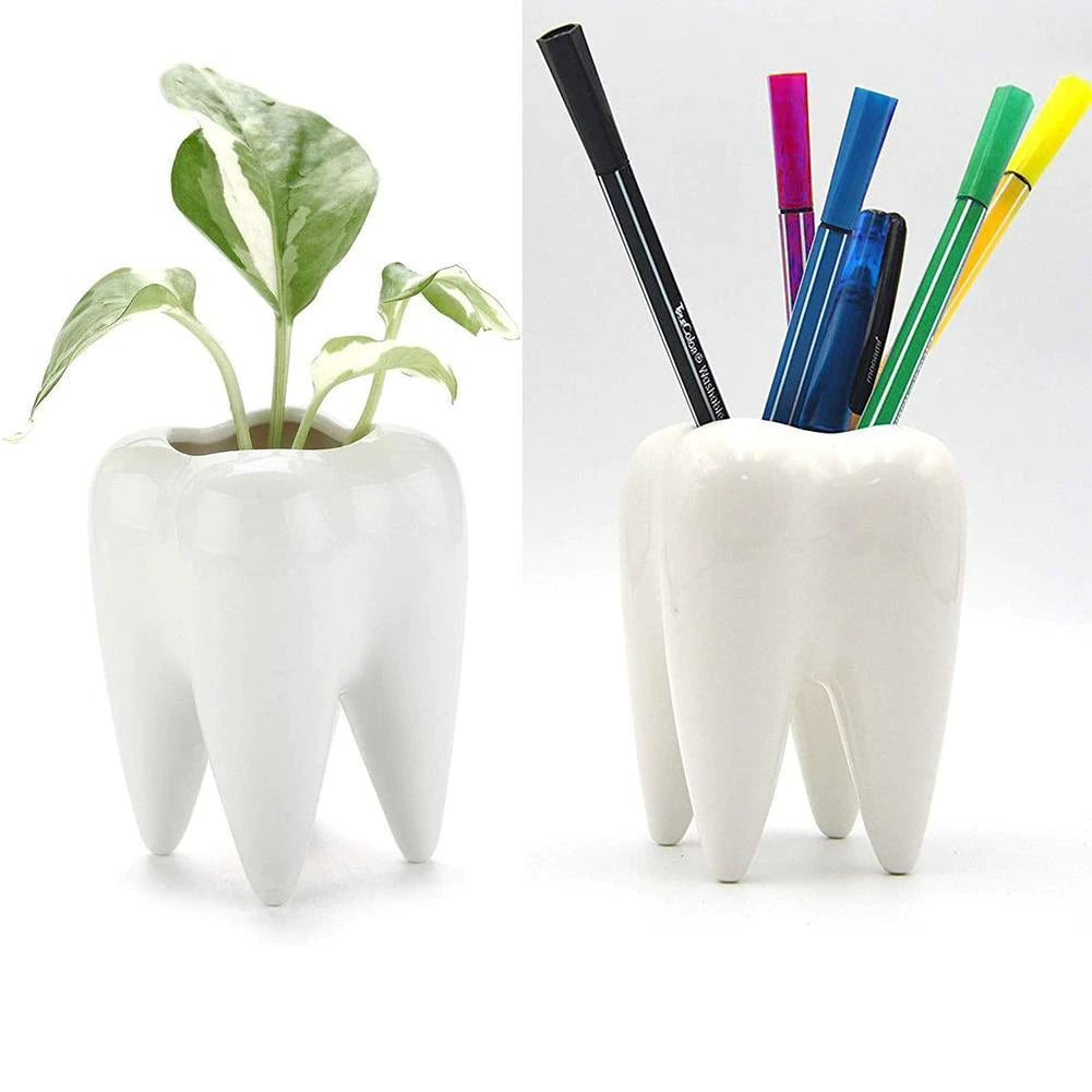 Tooth Flowerpot - Ceramic